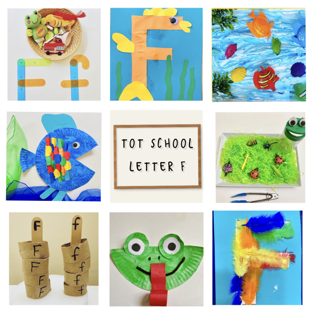 Letter of the week: LETTER F-NO PREP WORKSHEETS- LETTER F Alphabet